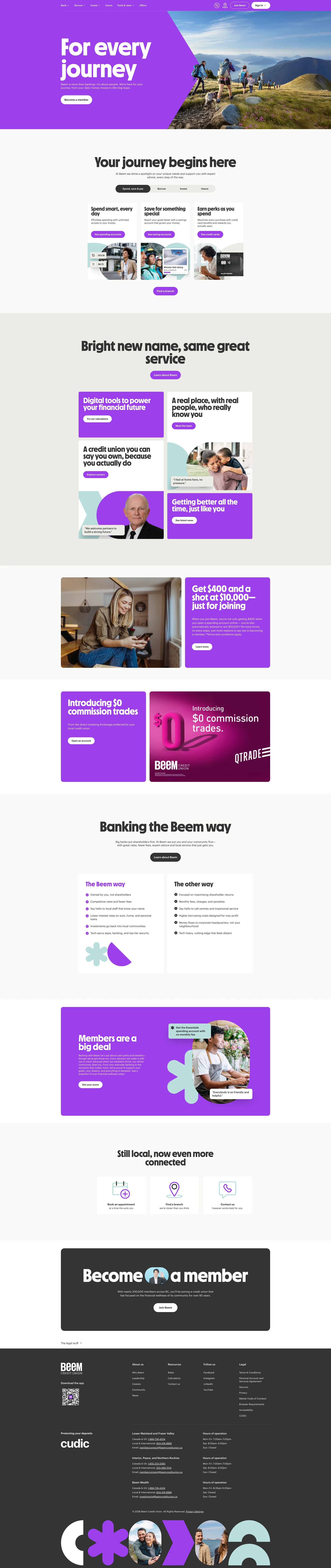 Beem Credit Union - Website