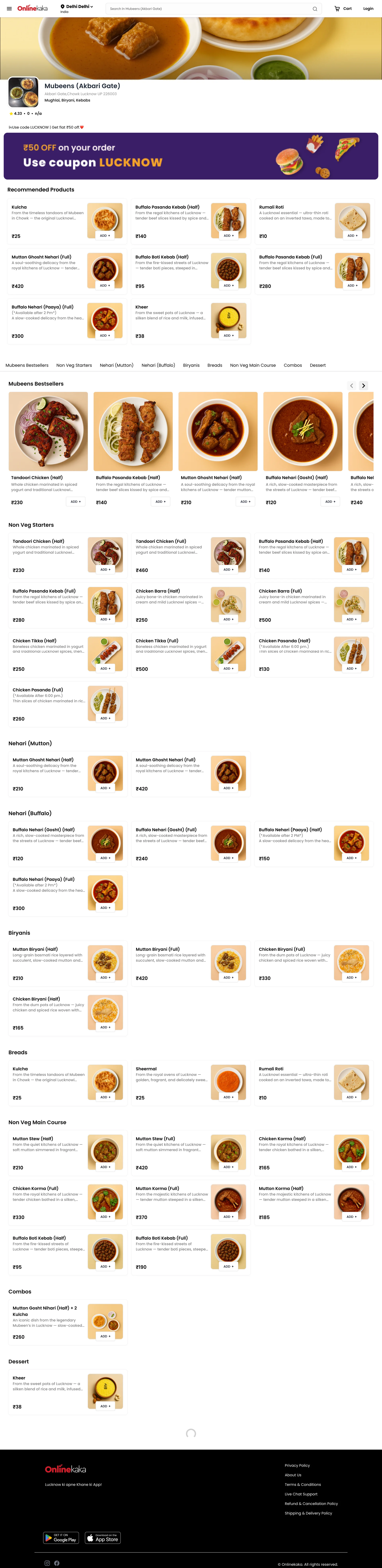 OnlineKaka - Food Ordering Platform